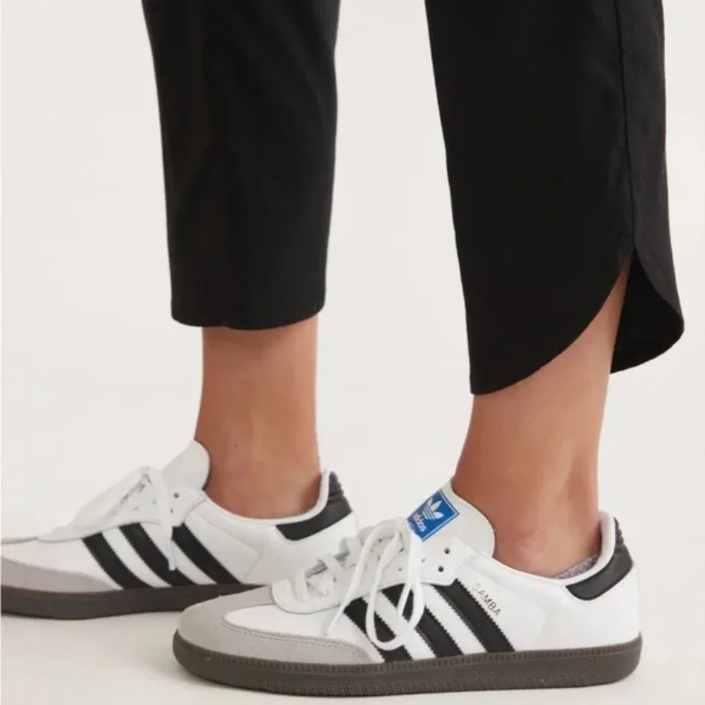 Marine Layer Allison Pants Trousers Black size L Minimalist Casual Sustainable - Picture 6 of 13